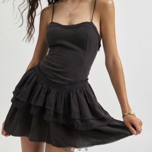 Kimchi Blue Desi Strappy Drop Waist Mini Dress NWT